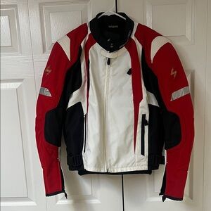 Get Stung Men's Red, Black, and White Performance Jacket